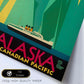 Poster vintage. Cartel vintage. Iceberg en Alaska.-Artwork-Nacnic-Nacnic Estudio SL