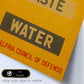 Poster vintage. Cartel vintage. "No gastes agua".-Artwork-Nacnic-Nacnic Estudio SL