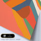 Posters con dibujos de montañas a color. Lámina de decoración 'Montaña Multicolor 2' colorida-Artwork-Nacnic-Nacnic Estudio SL