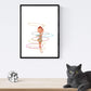 Posters con ilustraciones del circo. Acobata Payaso Tigre Mago.-Artwork-Nacnic-Nacnic Estudio SL
