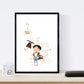 Posters con ilustraciones del circo. Acobata Payaso Tigre Mago.-Artwork-Nacnic-Nacnic Estudio SL