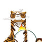 Posters con ilustraciones del circo. Acobata Payaso Tigre Mago.-Artwork-Nacnic-Nacnic Estudio SL