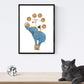 Posters con ilustraciones del circo. Leon Acobata Elefante meditando Oso en bici y elefante mago acrobata.-Artwork-Nacnic-Nacnic Estudio SL