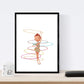 Posters con ilustraciones del circo. Leon Acobata Mago y contorsionistas.-Artwork-Nacnic-Nacnic Estudio SL