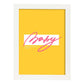 Posters con mensajes felices ilustrados. Lámina de decoración 'Baby' con frases motivadoras y llenas de energia.-Artwork-Nacnic-A4-Marco Blanco-Nacnic Estudio SL