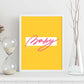 Posters con mensajes felices ilustrados. Lámina de decoración 'Baby' con frases motivadoras y llenas de energia.-Artwork-Nacnic-Nacnic Estudio SL
