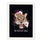 Posters con mensajes felices ilustrados. Lámina de decoración 'Be Yourself, Babe' con frases motivadoras y llenas de energia.-Artwork-Nacnic-A4-Marco Blanco-Nacnic Estudio SL