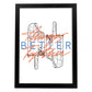 Posters con mensajes felices ilustrados. Lámina de decoración 'Better' con frases motivadoras y llenas de energia.-Artwork-Nacnic-A4-Marco Negro-Nacnic Estudio SL