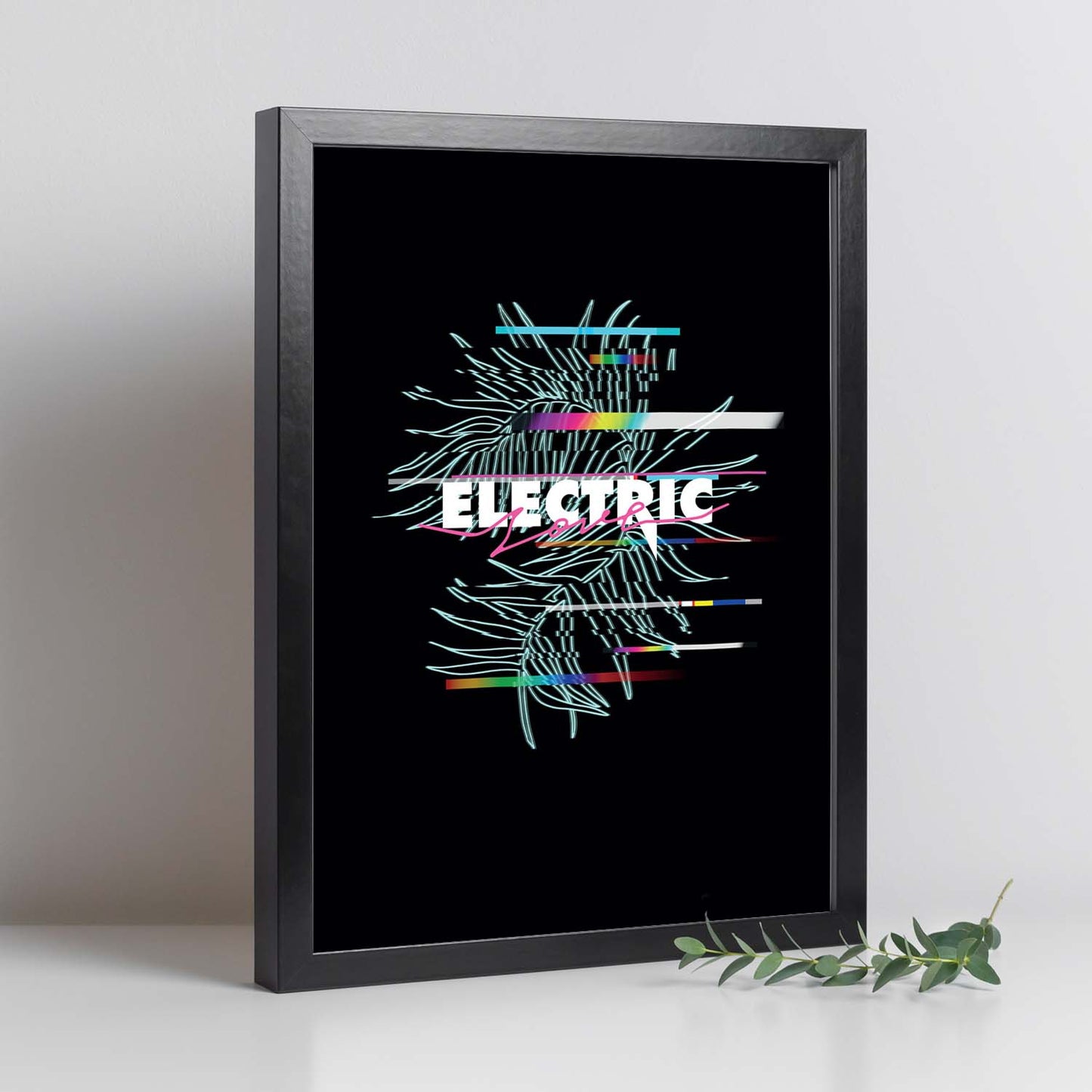 Posters con mensajes felices ilustrados. Lámina de decoración 'Electric' con frases motivadoras y llenas de energia.-Artwork-Nacnic-Nacnic Estudio SL