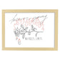 Posters con mensajes felices ilustrados. Lámina de decoración 'Forever Young' con frases motivadoras y llenas de energia.-Artwork-Nacnic-A4-Marco Madera clara-Nacnic Estudio SL