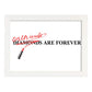 Posters con mensajes felices ilustrados. Lámina de decoración 'Girlfriends Are Forever' con frases motivadoras y llenas de energia.-Artwork-Nacnic-A3-Marco Blanco-Nacnic Estudio SL