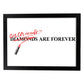 Posters con mensajes felices ilustrados. Lámina de decoración 'Girlfriends Are Forever' con frases motivadoras y llenas de energia.-Artwork-Nacnic-A3-Marco Negro-Nacnic Estudio SL