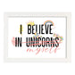 Posters con mensajes felices ilustrados. Lámina de decoración 'I Believe In Myself' con frases motivadoras y llenas de energia.-Artwork-Nacnic-A3-Marco Blanco-Nacnic Estudio SL