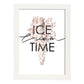 Posters con mensajes felices ilustrados. Lámina de decoración 'Ice Cream Time' con frases motivadoras y llenas de energia.-Artwork-Nacnic-A3-Marco Blanco-Nacnic Estudio SL