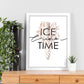 Posters con mensajes felices ilustrados. Lámina de decoración 'Ice Cream Time' con frases motivadoras y llenas de energia.-Artwork-Nacnic-Nacnic Estudio SL