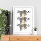Posters con mensajes felices ilustrados. Lámina de decoración 'Leopard' con frases motivadoras y llenas de energia.-Artwork-Nacnic-Nacnic Estudio SL