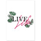 Posters con mensajes felices ilustrados. Lámina de decoración 'Live Life' con frases motivadoras y llenas de energia.-Artwork-Nacnic-A4-Sin marco-Nacnic Estudio SL