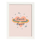 Posters con mensajes felices ilustrados. Lámina de decoración 'Love Is Love' con frases motivadoras y llenas de energia.-Artwork-Nacnic-A4-Marco Blanco-Nacnic Estudio SL