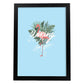 Posters con mensajes felices ilustrados. Lámina de decoración 'Making Magic Happen' con frases motivadoras y llenas de energia.-Artwork-Nacnic-A4-Marco Negro-Nacnic Estudio SL
