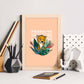 Posters con mensajes felices ilustrados. Lámina de decoración 'Paradise' con frases motivadoras y llenas de energia.-Artwork-Nacnic-Nacnic Estudio SL