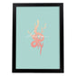 Posters con mensajes felices ilustrados. Lámina de decoración 'Shine' con frases motivadoras y llenas de energia.-Artwork-Nacnic-A3-Marco Negro-Nacnic Estudio SL