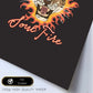Posters con mensajes felices ilustrados. Lámina de decoración 'Soul Fire' con frases motivadoras y llenas de energia.-Artwork-Nacnic-Nacnic Estudio SL