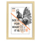Posters con mensajes felices ilustrados. Lámina de decoración 'What It Is' con frases motivadoras y llenas de energia.-Artwork-Nacnic-A3-Marco Madera clara-Nacnic Estudio SL
