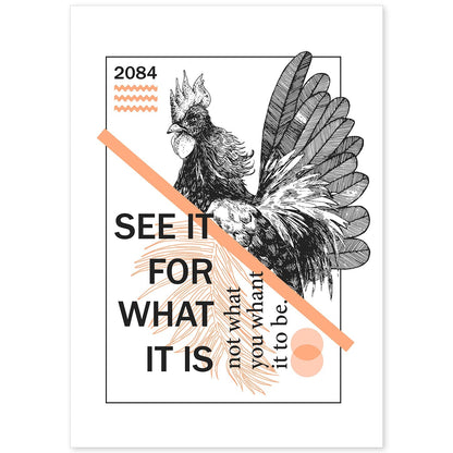 Posters con mensajes felices ilustrados. Lámina de decoración 'What It Is' con frases motivadoras y llenas de energia.-Artwork-Nacnic-A4-Sin marco-Nacnic Estudio SL