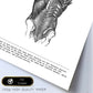 Posters de anatomía en blanco y negro con imágenes del cuerpo humano. Láminas de "Espalda". .-Artwork-Nacnic-Nacnic Estudio SL