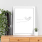 Posters de dibujos y bocetos a una linea. Lámina nordica de Mano.-Artwork-Nacnic-Nacnic Estudio SL