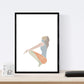 Posters de figuras femeninas tonos pastel y estilo nordico. Mujeres posando. Boceto ilustracion mujer.-Artwork-Nacnic-Nacnic Estudio SL