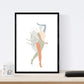Posters de figuras femeninas tonos pastel y mezcla floral. Mujeres posando. Boceto ilustracion mujer.-Artwork-Nacnic-Nacnic Estudio SL