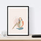 Posters de figuras femeninas y formas tonos pastel. Mujeres posando. Boceto ilustracion mujer.-Artwork-Nacnic-Nacnic Estudio SL