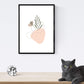 Posters de figuras femeninas y formas tonos pastel. Mujeres posando. Boceto ilustracion mujer.-Artwork-Nacnic-Nacnic Estudio SL