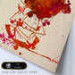 Posters de Mafalda roja. Posters de Mafalda a color para niños, diseños del ilustrador Quino.-Artwork-Nacnic-Nacnic Estudio SL