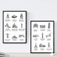 Posters de monumentos del mundo. Láminas de maravillas del mundo y monumentos impactantes.-Artwork-Nacnic-Nacnic Estudio SL