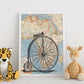 Posters de objetos sobre mapas. Lámina Ciclo a África, con diseño de objetos sobre mapas vintage.-Artwork-Nacnic-Nacnic Estudio SL