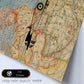 Posters de objetos sobre mapas. Lámina En Avioneta a Europa, con diseño de objetos sobre mapas vintage.-Artwork-Nacnic-Nacnic Estudio SL