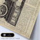 Posters de objetos vintage. Lámina Coche Vintage con imágenes de objetos e instrumentos vintage, con definiciones en español.-Artwork-Nacnic-Nacnic Estudio SL
