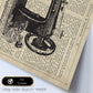 Posters de objetos vintage. Lámina Costura Vintage con imágenes de objetos e instrumentos vintage, con definiciones en español.-Artwork-Nacnic-Nacnic Estudio SL