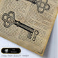 Posters de objetos vintage. Lámina Llaves Vintage con imágenes de objetos e instrumentos vintage, con definiciones en español.-Artwork-Nacnic-Nacnic Estudio SL