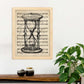Posters de objetos vintage. Lámina Tempo con imágenes de objetos e instrumentos vintage, con definiciones en español.-Artwork-Nacnic-Nacnic Estudio SL