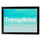 Posters de palabras coloridas. Lámina de palabra Tranquilidad con diseño colorido y toques acuarela.-Artwork-Nacnic-A3-Marco Negro-Nacnic Estudio SL