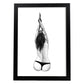 Posters eróticos. Lámina Espalda dibujada con imágenes sensuales del cuerpo femenino.-Artwork-Nacnic-A3-Marco Negro-Nacnic Estudio SL