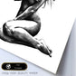 Posters eróticos. Lámina Lateral 3 dibujada con imágenes sensuales del cuerpo femenino.-Artwork-Nacnic-Nacnic Estudio SL