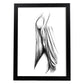 Posters eróticos. Lámina Pecho dibujada con imágenes sensuales del cuerpo femenino.-Artwork-Nacnic-A3-Marco Negro-Nacnic Estudio SL