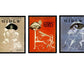 Posters vintage. Posters con anuncios antiguos. Tres Posters de mujeres vintage.-Artwork-Nacnic-Nacnic Estudio SL