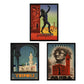 Posters vintage. Posters publicidad del mundo. Tres láminas vintage de ciudades de Italia.-Artwork-Nacnic-Nacnic Estudio SL