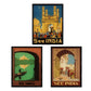 Posters vintage. Posters publicidad del mundo. Tres láminas vintage de India.-Artwork-Nacnic-Nacnic Estudio SL