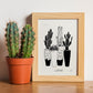 Potted Cactus-Artwork-Nacnic-Nacnic Estudio SL